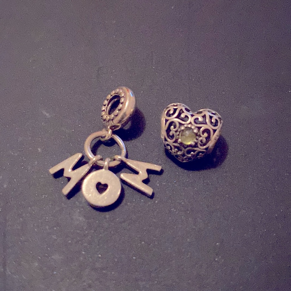 2 Authentic Pandora Charms